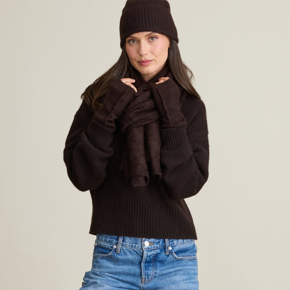 BRUSHED FINGERLESS GLOVE