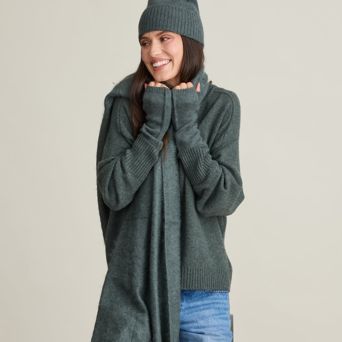 BRUSHED FINGERLESS GLOVE