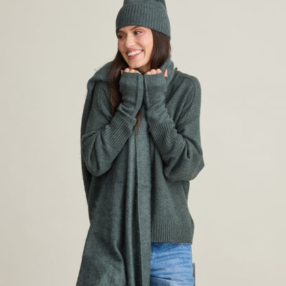 BRUSHED FINGERLESS GLOVE