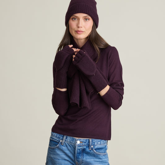 HONEYCOMB CONVERTIBLE MITTEN  