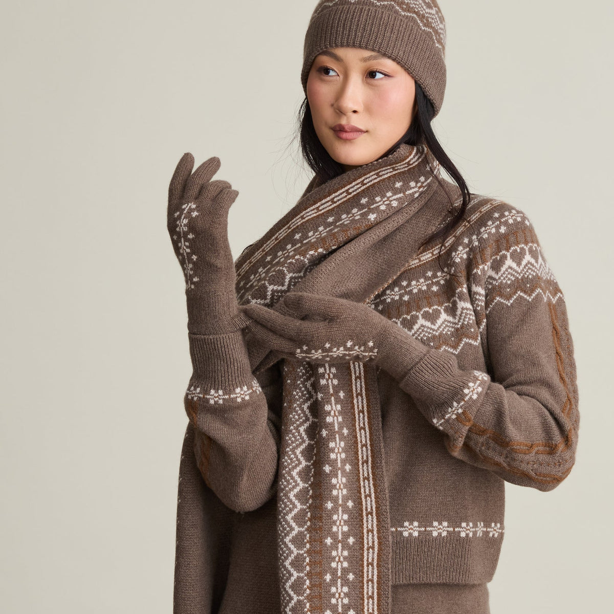 LODGE FAIR ISLE GLOVE