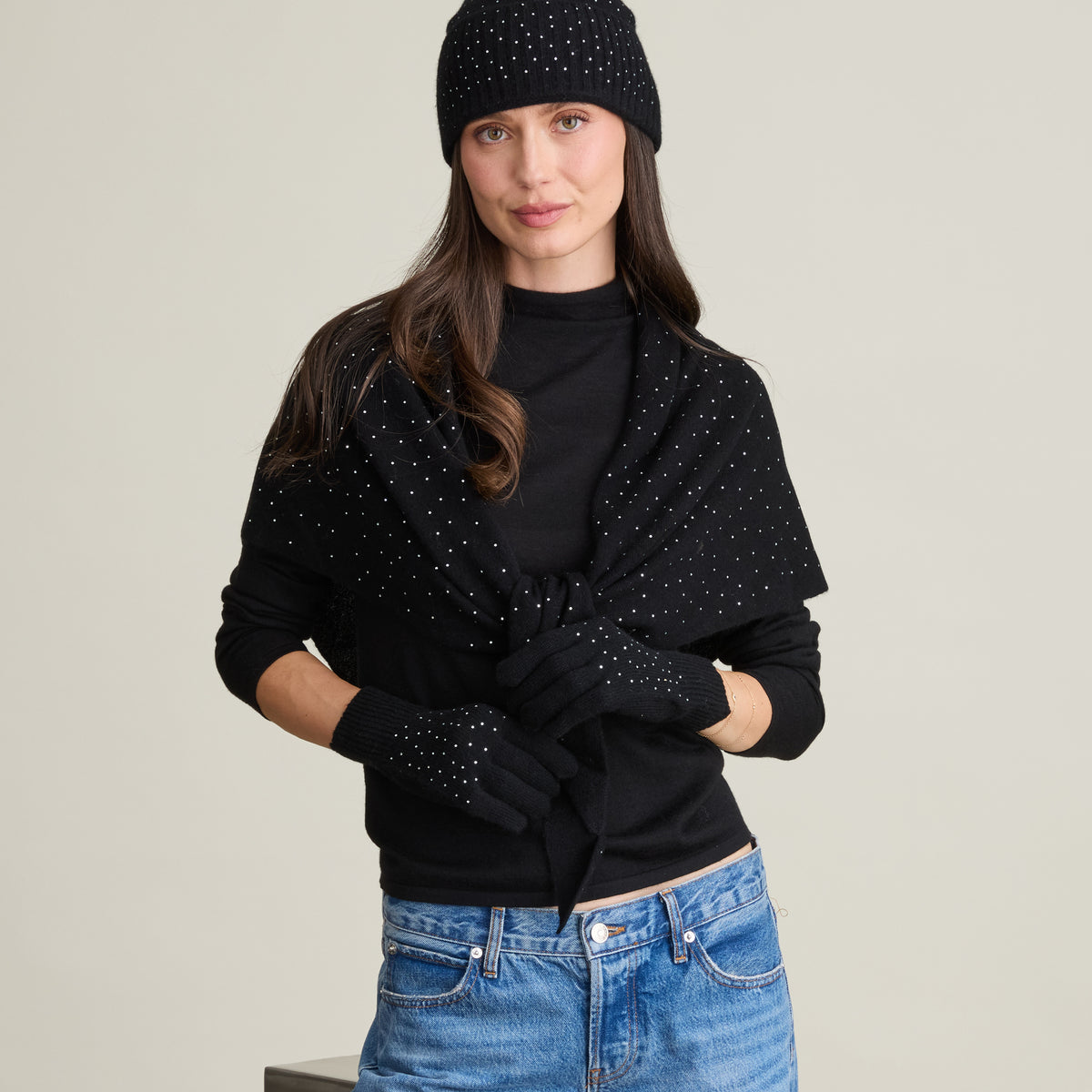 RHINESTONE GLOVE