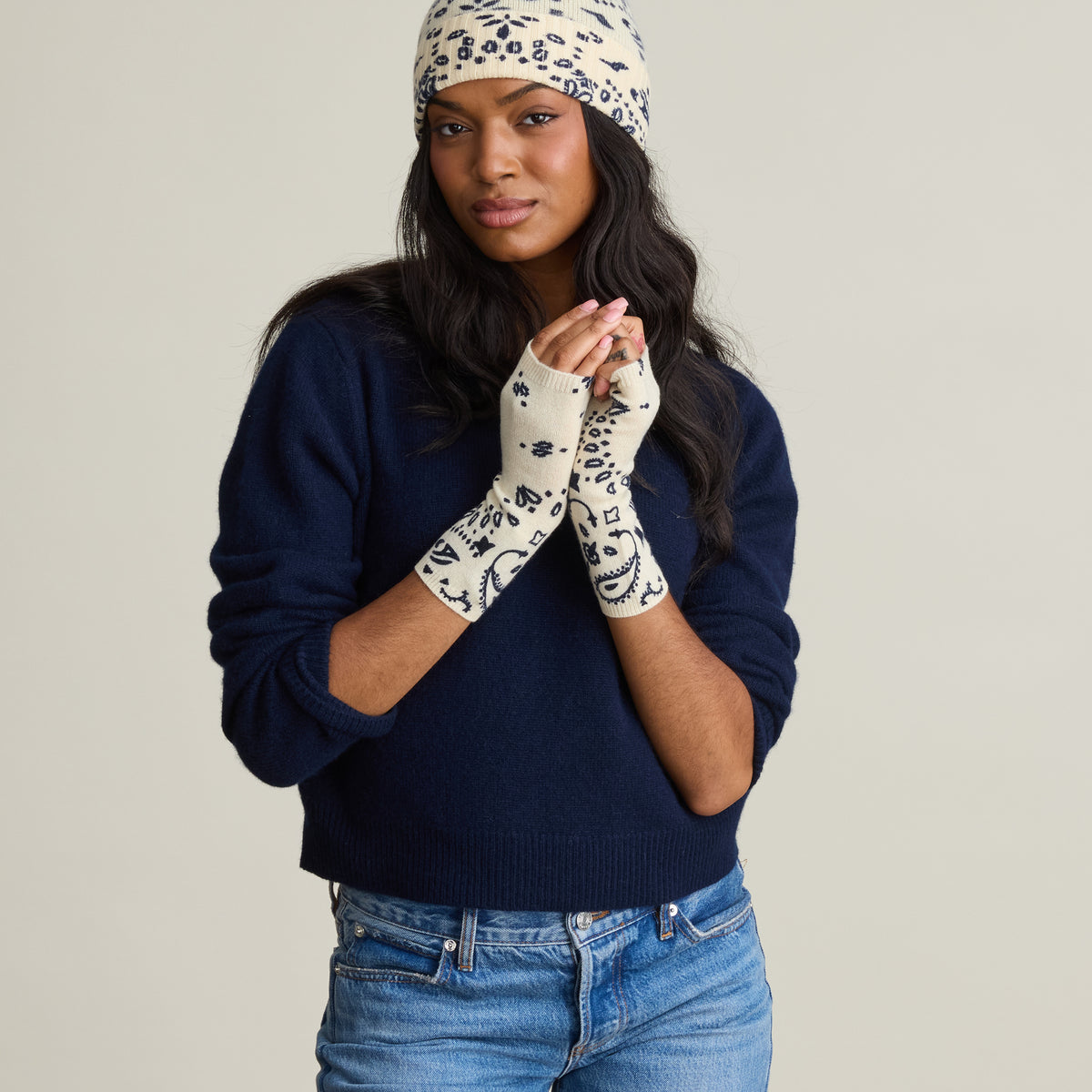 BANDANA FINGERLESS GLOVE