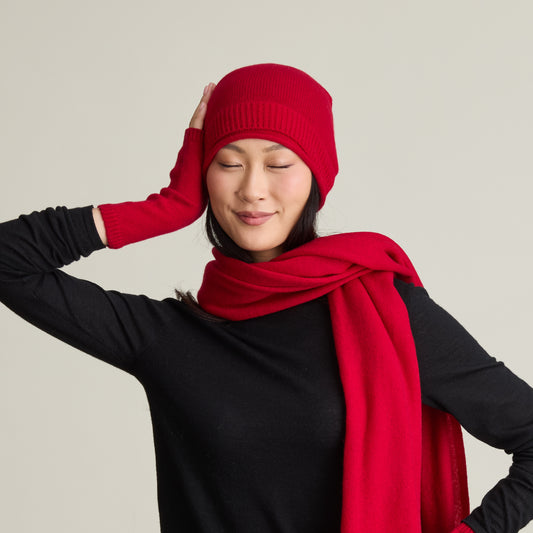 SOLID LAYERED ROLLED EDGE HAT  