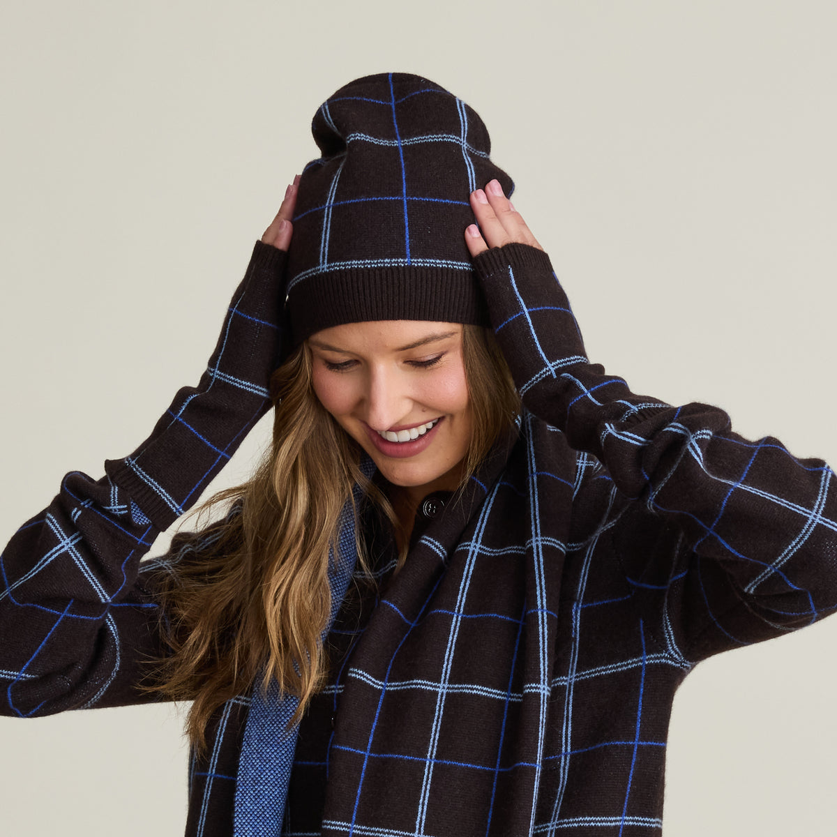 PLAID HAT