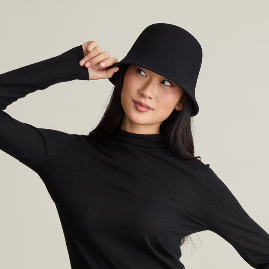 WOVEN BUCKET HAT  