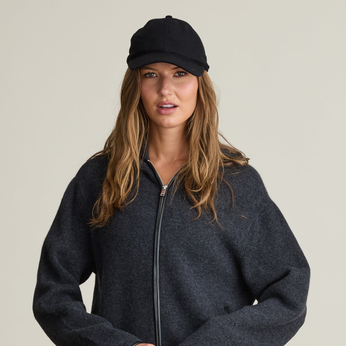 CASHMERE BASEBALL HAT