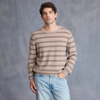 MEN'S STRIPE CREW
