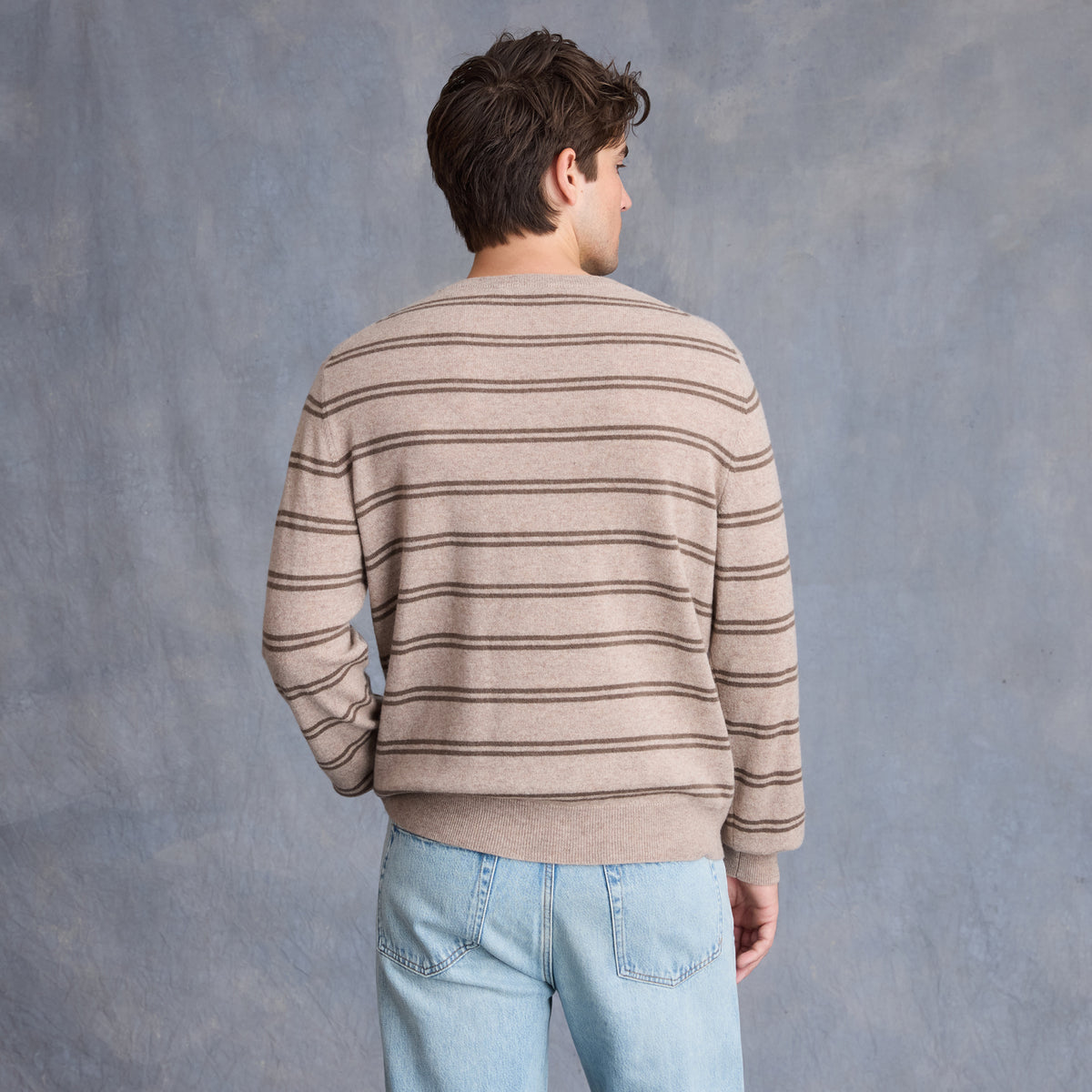 MEN'S STRIPE CREW