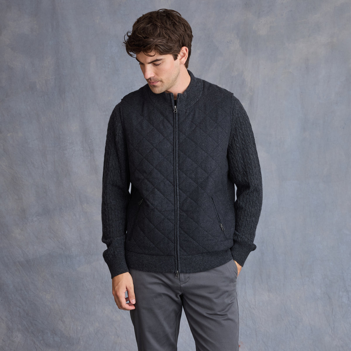 MEN'S QUILTED VEST