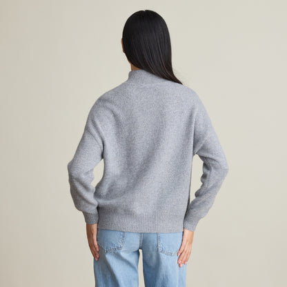 SOLID QUARTER ZIP