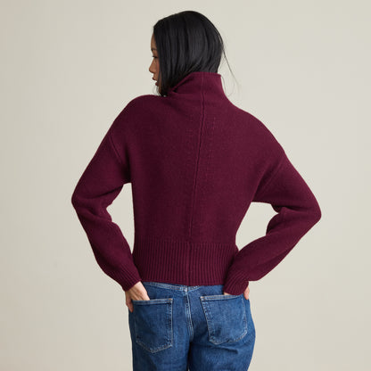 LUXE CROPPED MOCKNECK