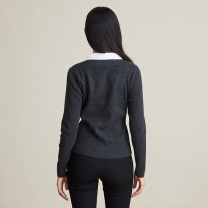 POPLIN COLLAR POLO