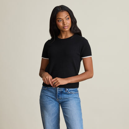 TIPPED RELAXED TEE