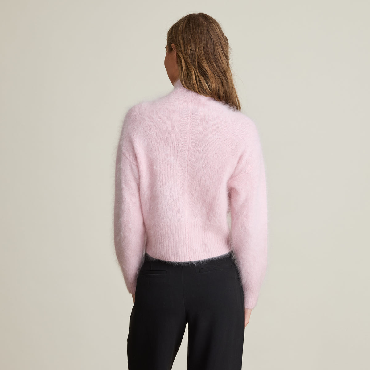 BRUSHED LUXE CROPPED MOCKNECK