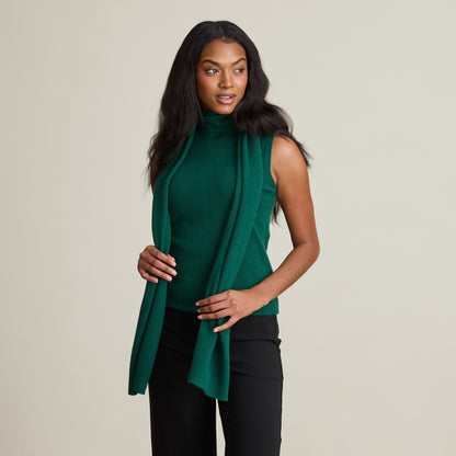 SLEEVELESS SCARF TOP