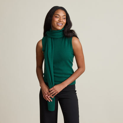 SLEEVELESS SCARF TOP