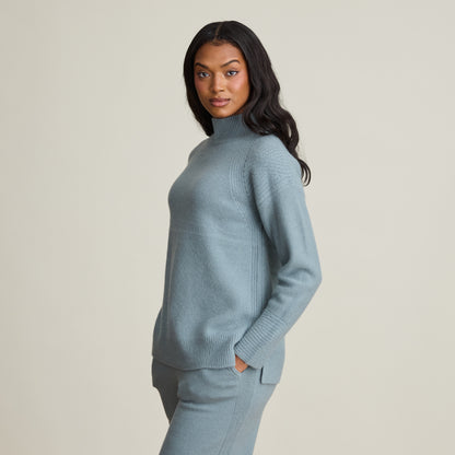 POINTELLE MOCKNECK TUNIC