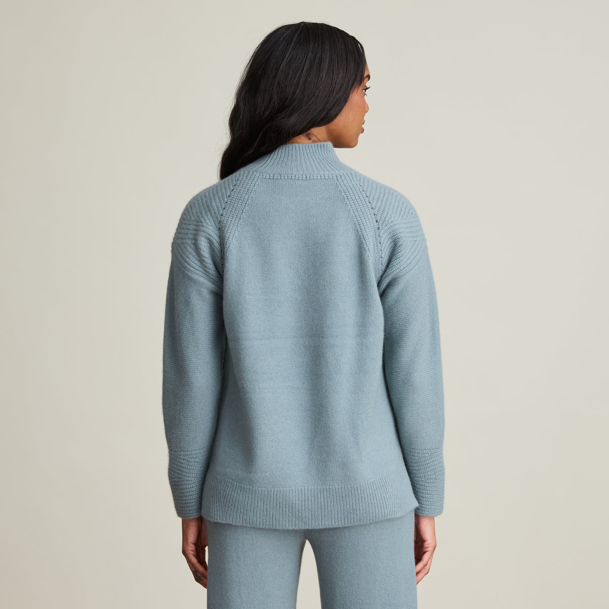 POINTELLE MOCKNECK TUNIC
