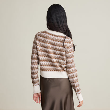 FAIR ISLE CROPPED CREW