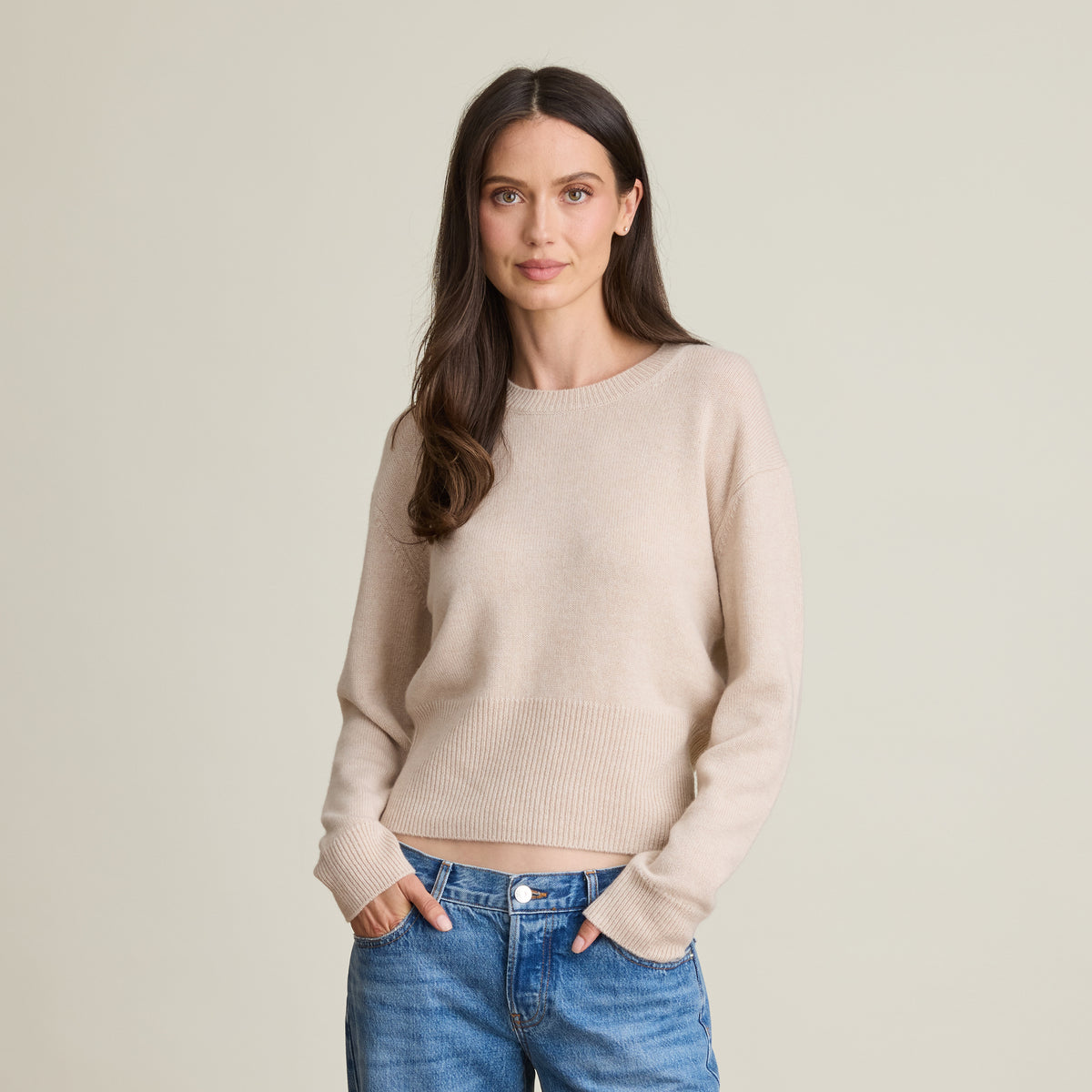 LUXE CROPPED CREW