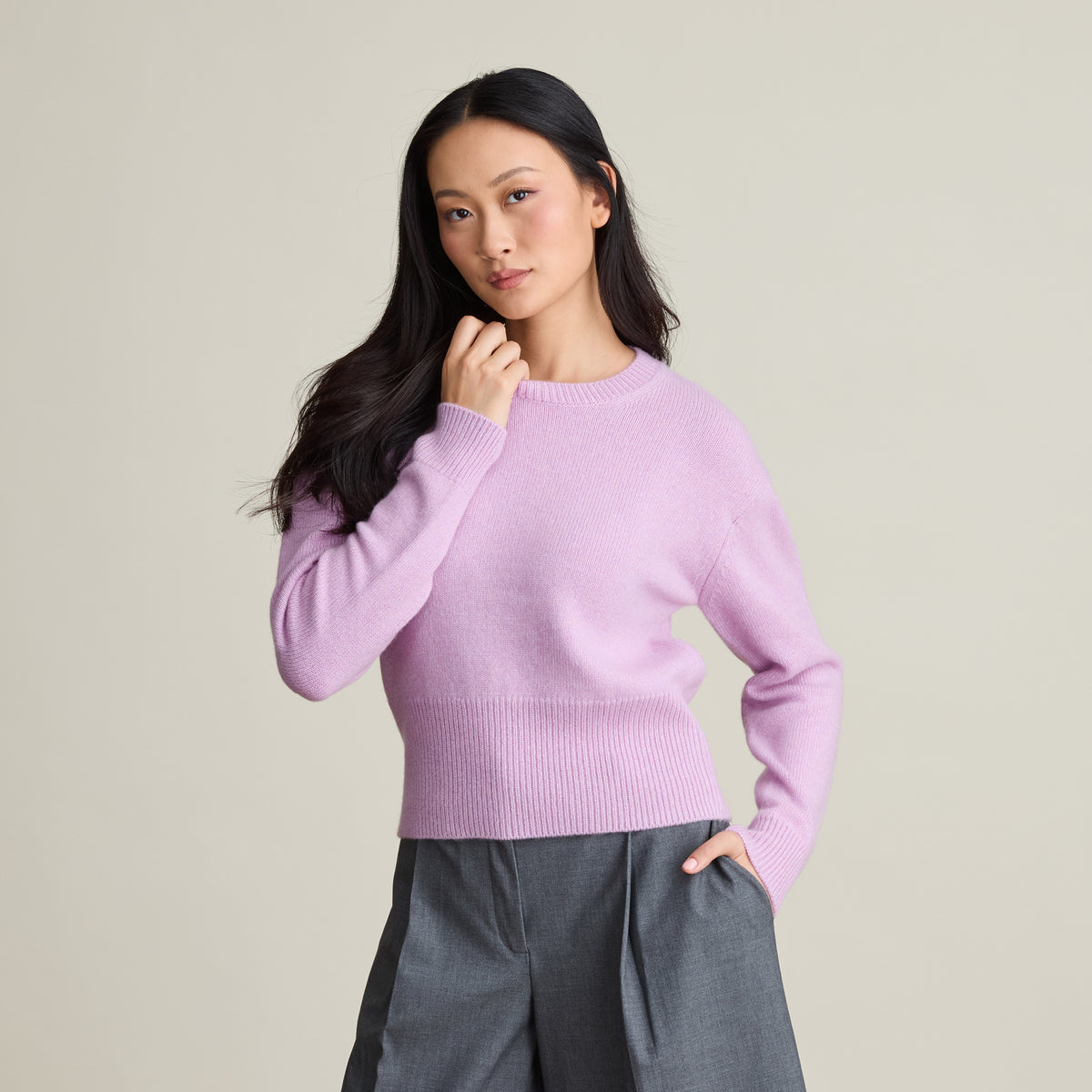 LUXE CROPPED CREW