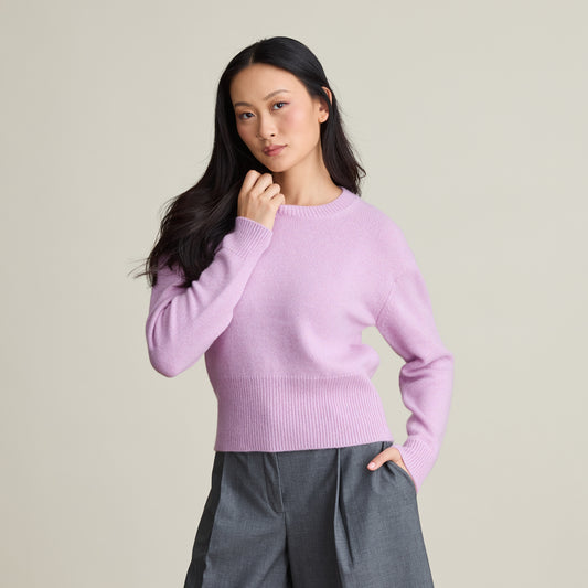 LUXE CROPPED CREW  