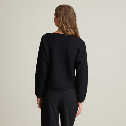 LUXE TEXTURED BOATNECK