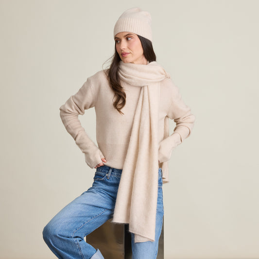 BRUSHED LIGHTWEIGHT SCARF  