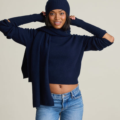 ESSENTIAL RIBBED SCARF