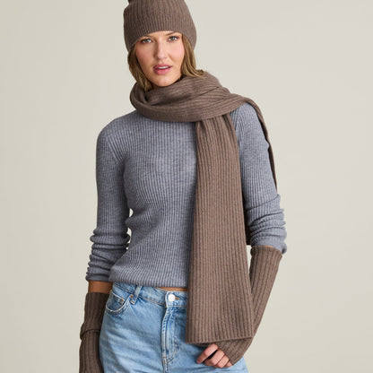 ESSENTIAL RIBBED SCARF