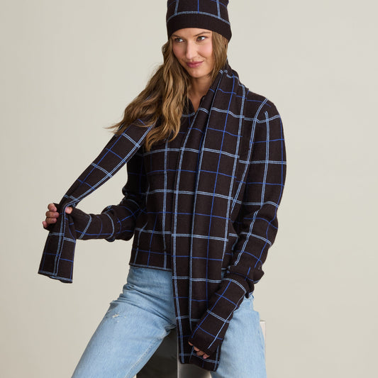 PLAID SCARF  
