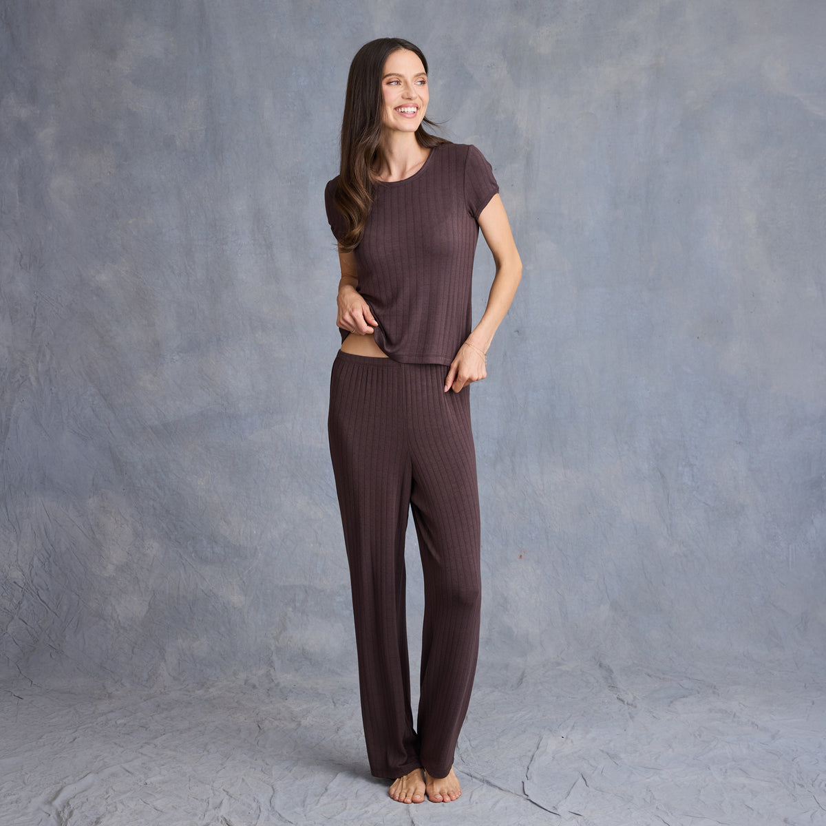 SHORT SLEEVE POINTELLE PJ SET