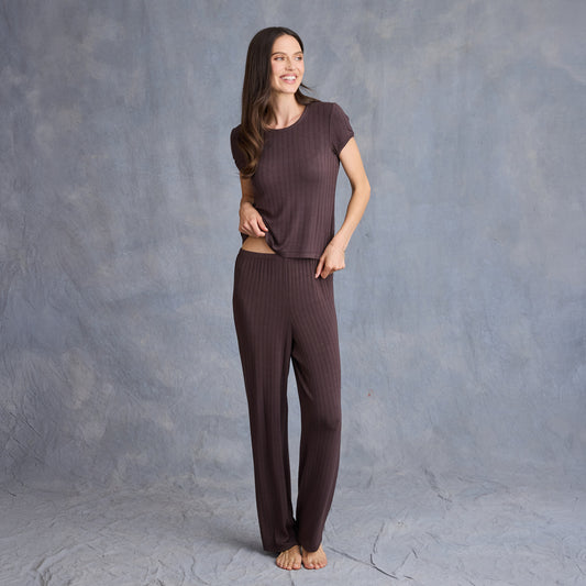 SHORT SLEEVE POINTELLE PJ SET  