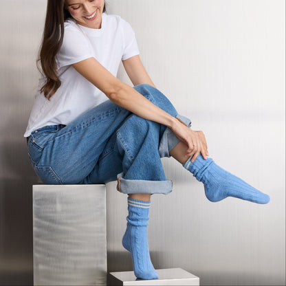 TIPPED RIBBED SOCK