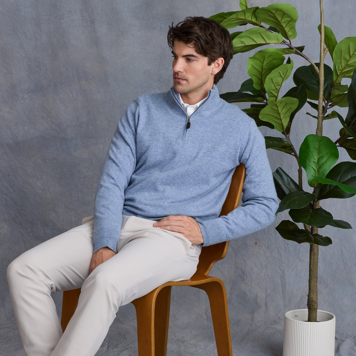 MEN'S ESSENTIAL QUARTER ZIP