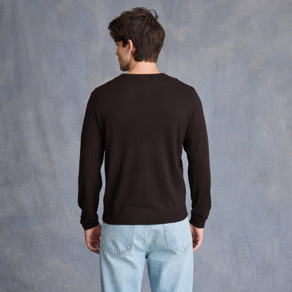 MEN'S FINE GAUGE CREW