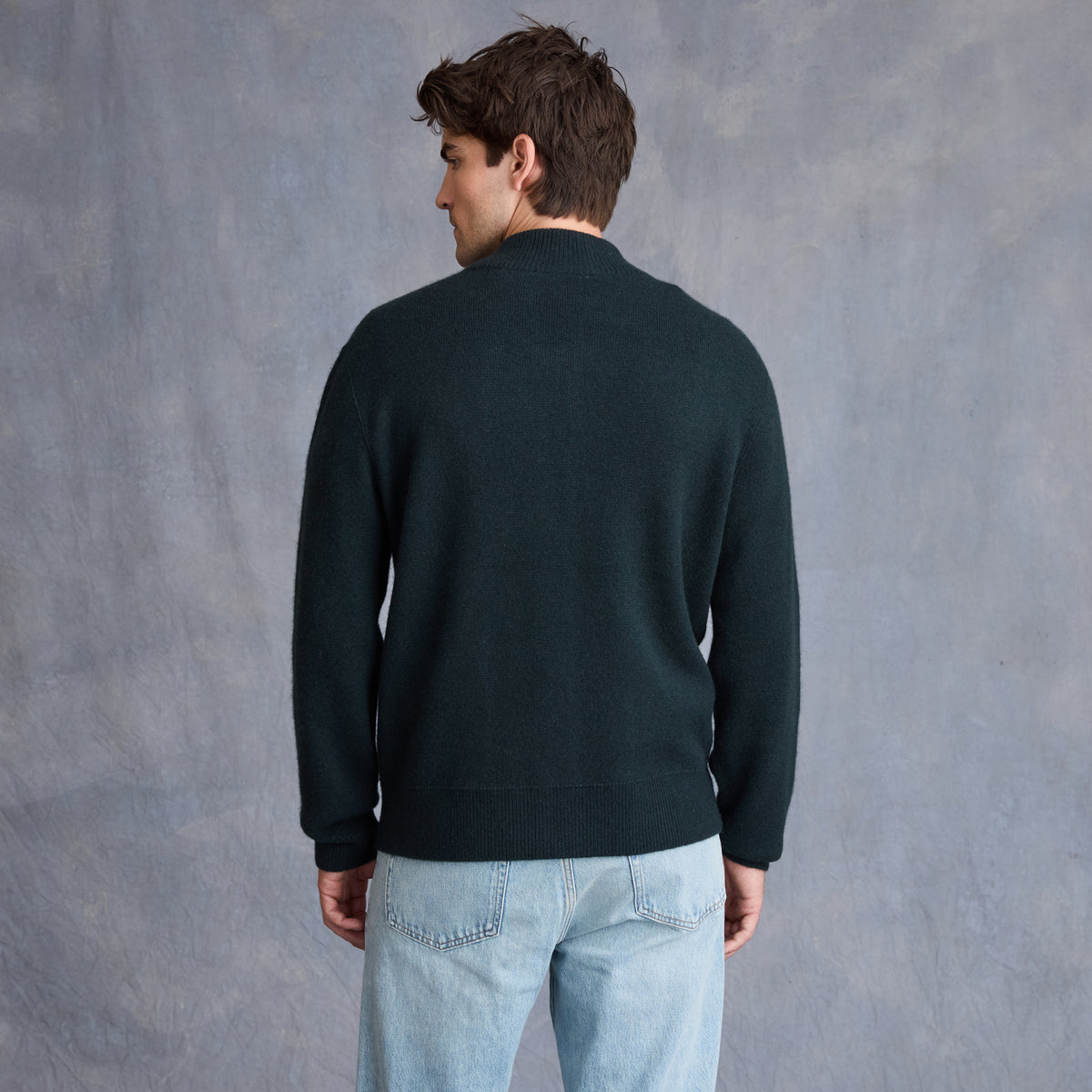 MEN'S ZIP FRONT CARDIGAN
