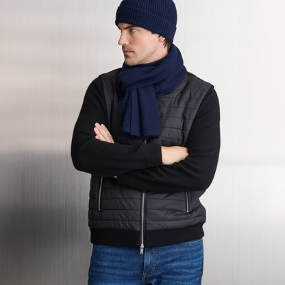 MEN'S NEW RIBBED SCARF