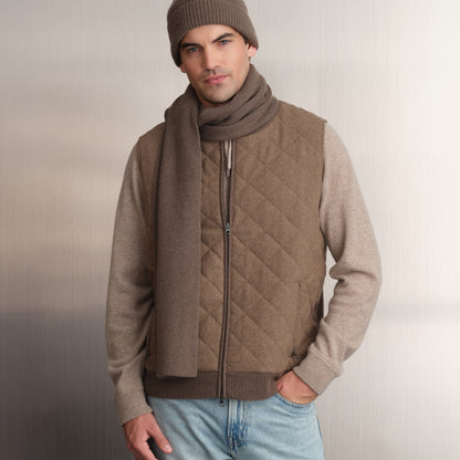 MEN'S NEW RIBBED SCARF