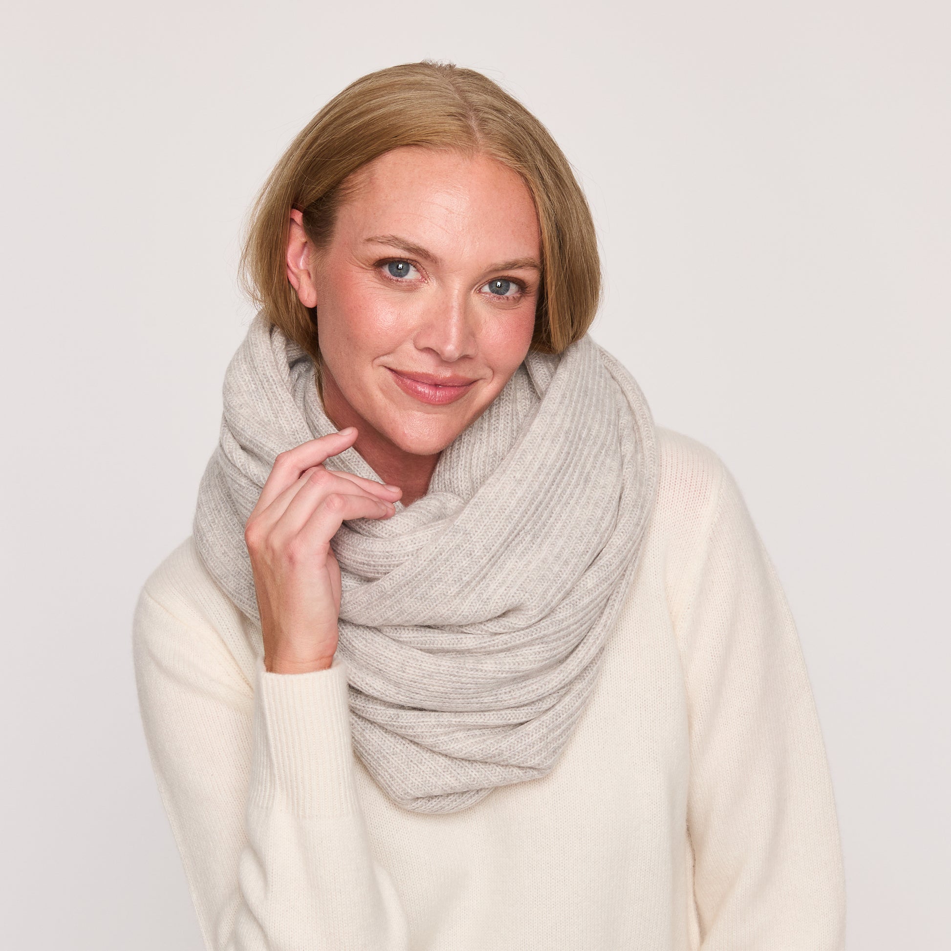 Ribbed Infinity Scarf