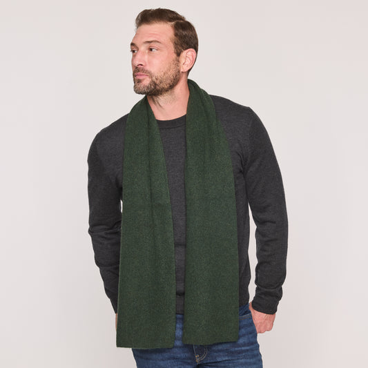 Men's New Ribbed Scarf  