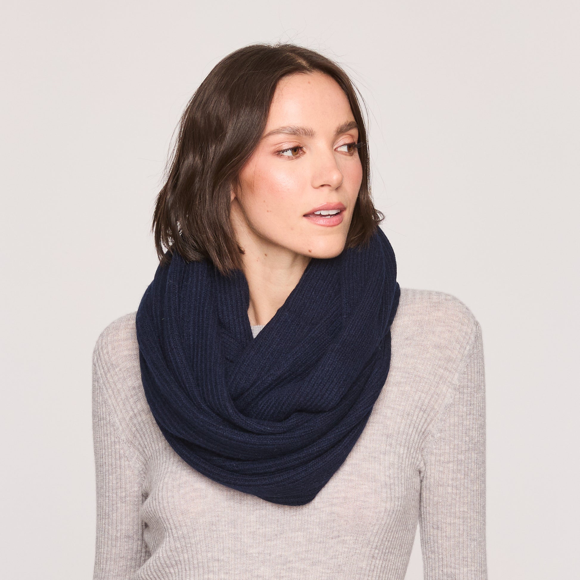 Ribbed Infinity Scarf