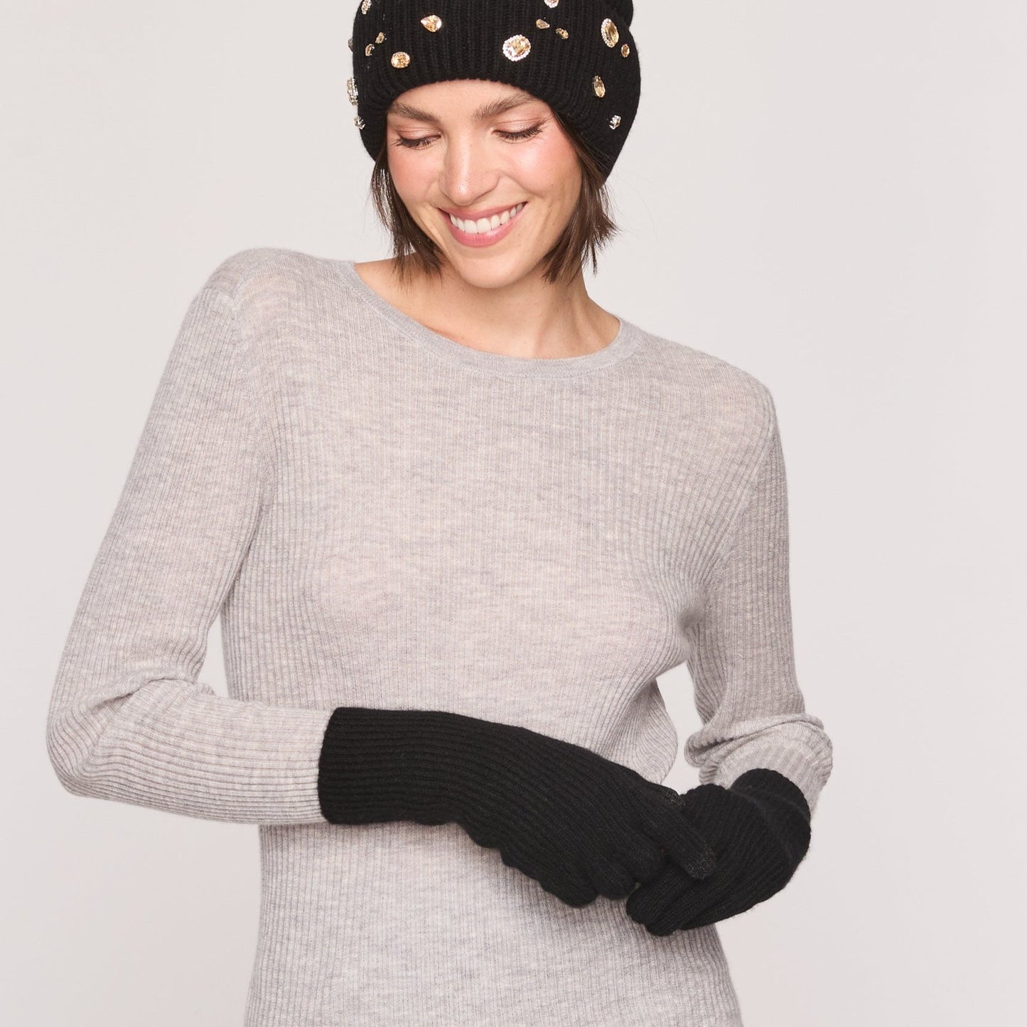 Ribbed Texting Glove