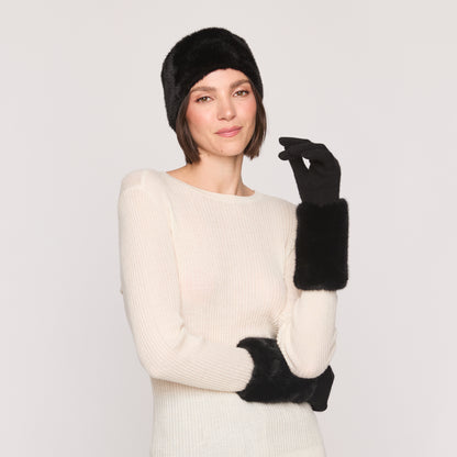 Faux Fur Cuff Gloves