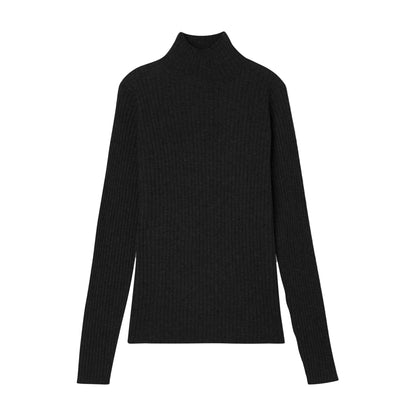 California Cashmere Ribbed Mockneck