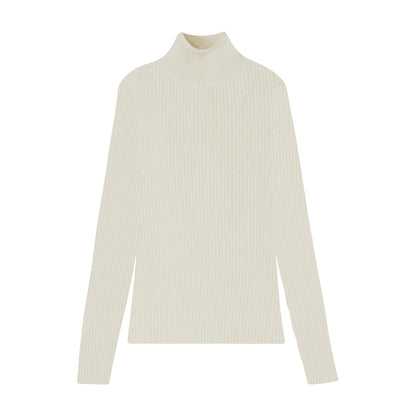 California Cashmere Ribbed Mockneck