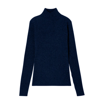 California Cashmere Ribbed Mockneck