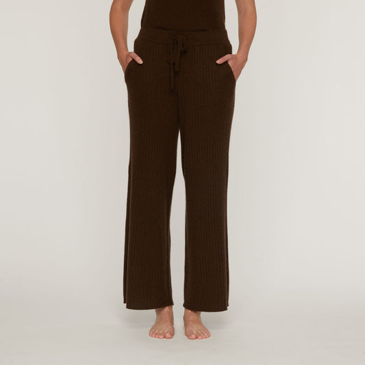WIDE RIBBED PANT  
